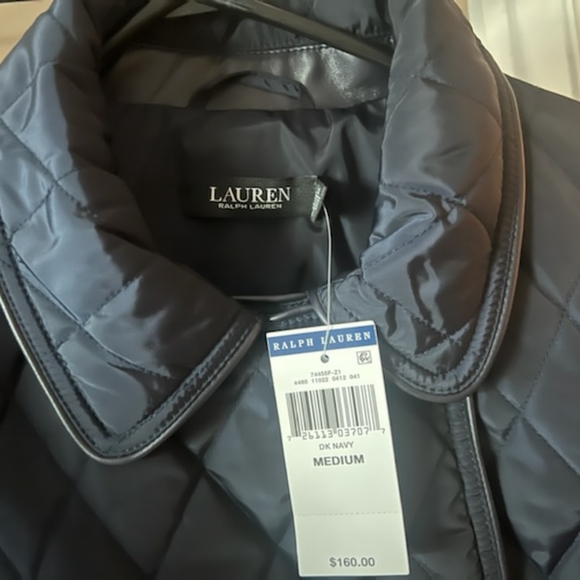 NWT LADIES LAUREN RALPH LAUREN M JACKET DK BLUE - Picture 2 of 7